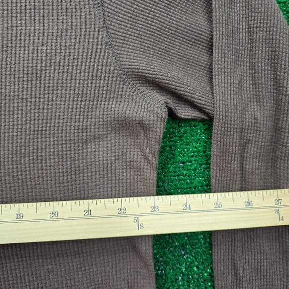 Antler Creek Sweatshirt Mens‎ XL Brown Henley Thermal Pullover Outdoors Casual - Picture 6 of 9